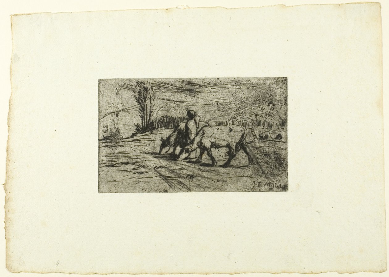 As duas vacas de Jean Francois Millet