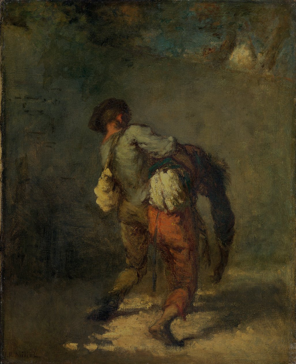 "O bom samaritano", 1846 de Jean Francois Millet
