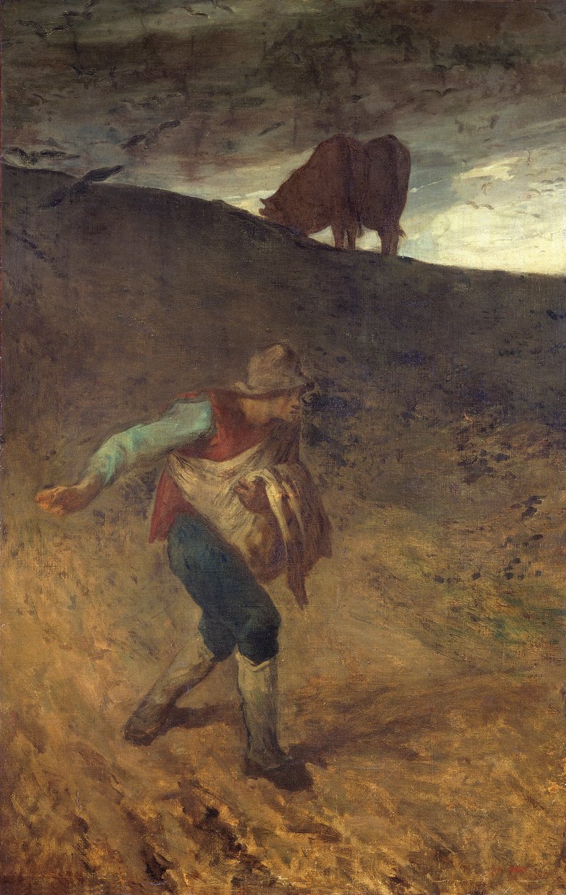 "O semeador", 1847-8 de Jean Francois Millet
