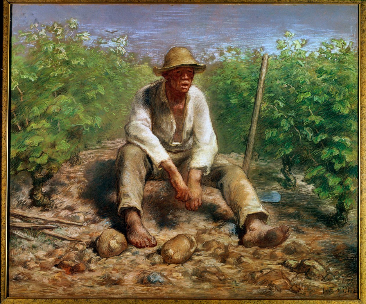 O Enólogo Jean Francois Millet (1814-1875) Século XIX, Haia. Rijksmuseum de Jean Francois Millet