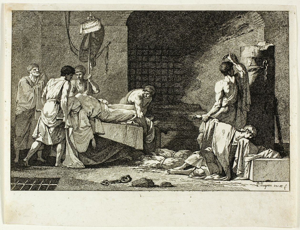 Devoção de Cimon ou Funeral de Miltiade de Jean François Pierre Peyron