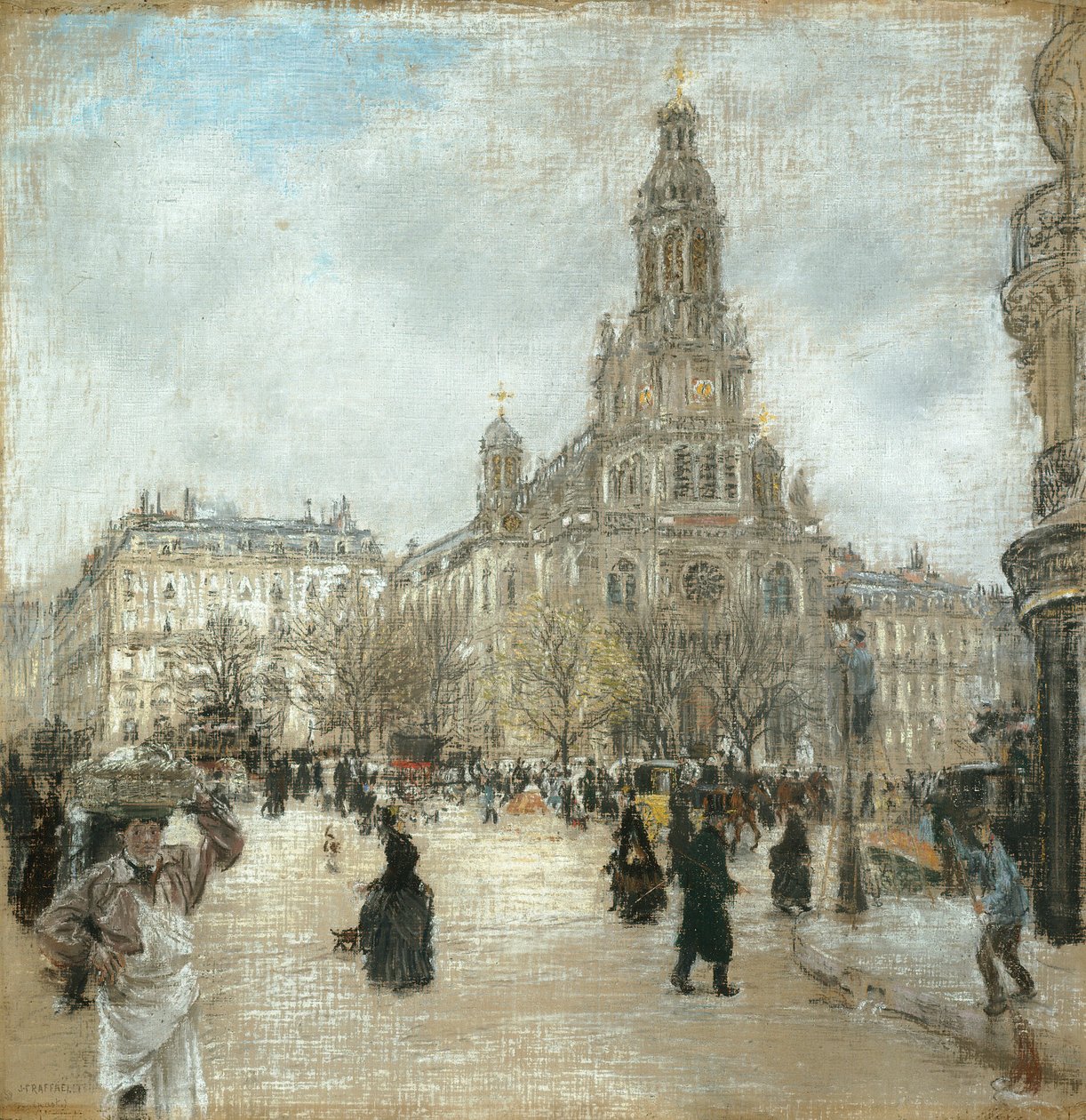 Place de la Trinité, Paris de Jean Francois Rafaelli
