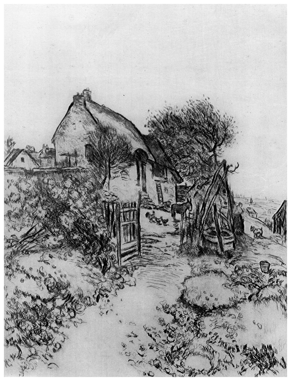 La Chaumiere, c1870-1920 1924 de Jean Francois Raffaelli