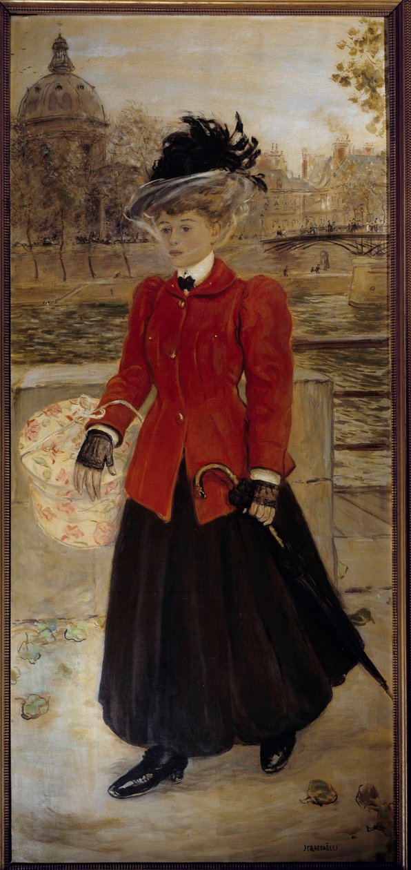 O Aprendiz de Pintura de Jean Francois Raffaelli (1850-1924) 1908 Sol. 2,08x1,03 m Pau, Musee des Beaux Arts de Jean Francois Raffaelli