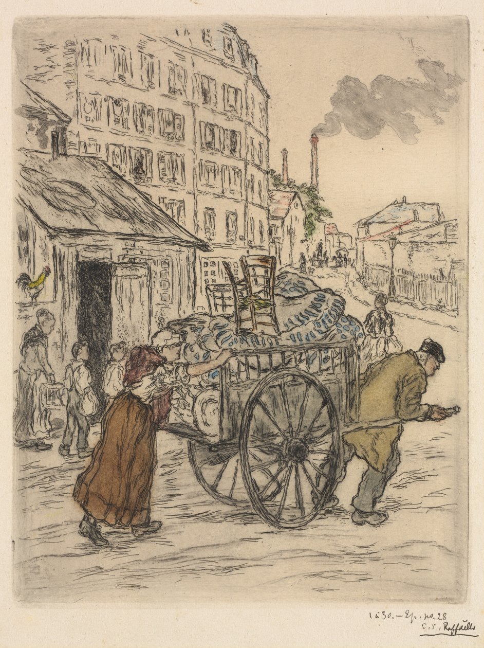 O Movimento, 1894. de Jean Francois Raffaelli