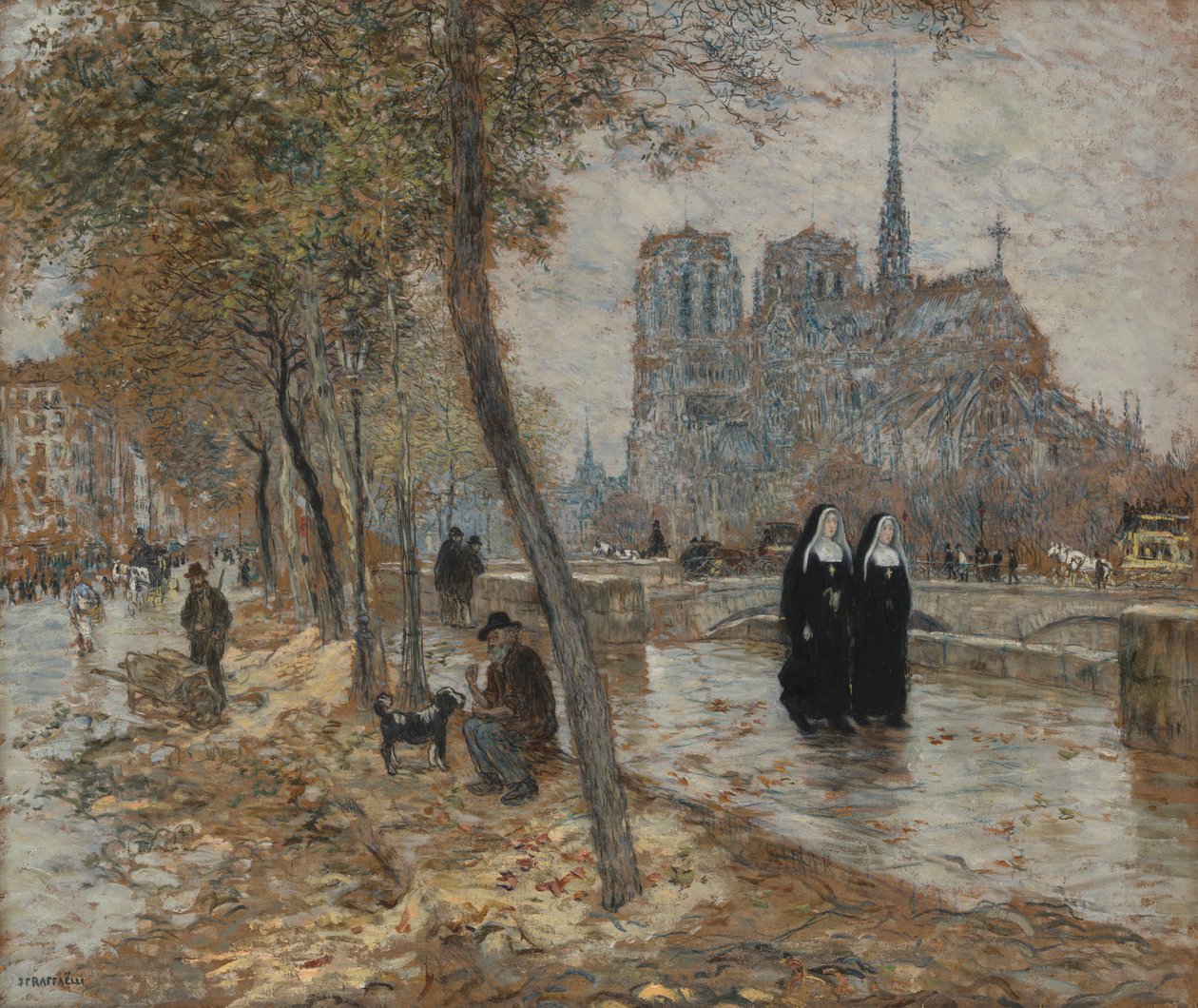 Notre Dame de Paris de Jean Francois Raffaelli