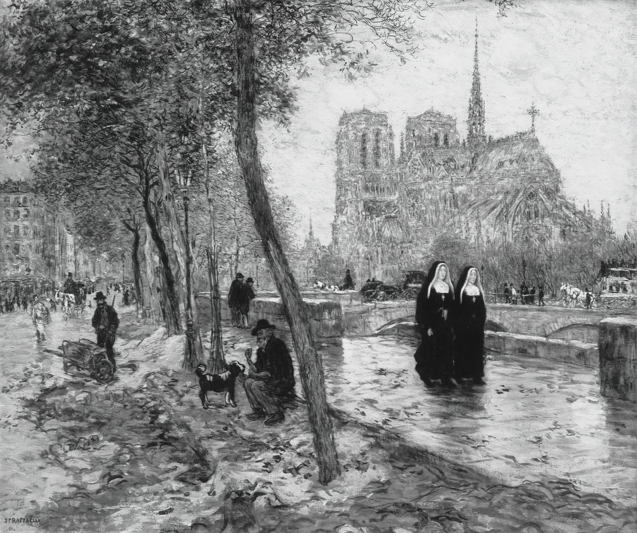 Notre Dame de Paris, 189095. de Jean Francois Raffaelli