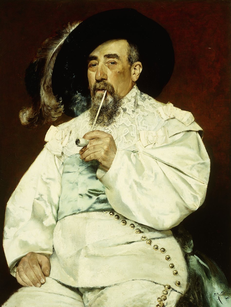 Retrato de um cavalheiro, 1876 de Jean Francois Raffaelli