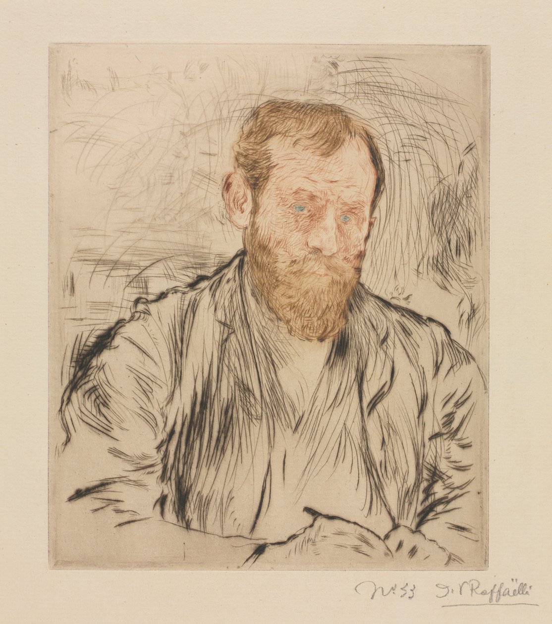 Auto-retrato, 1893. de Jean Francois Raffaelli