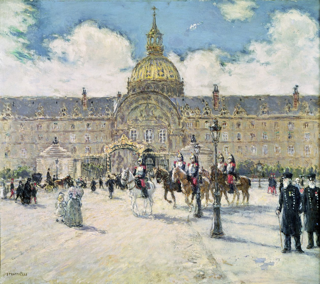 O Hotel des Invalides de Jean Francois Raffaelli