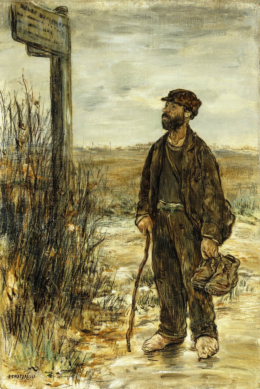 O vagabundo; Un Clochard, de Jean Francois Raffaelli