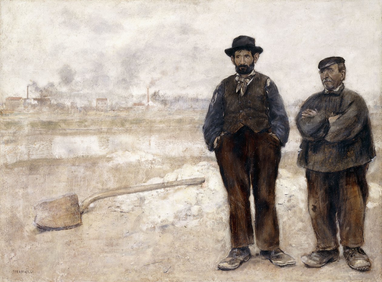 Os dois trabalhadores, de Jean Francois Raffaelli