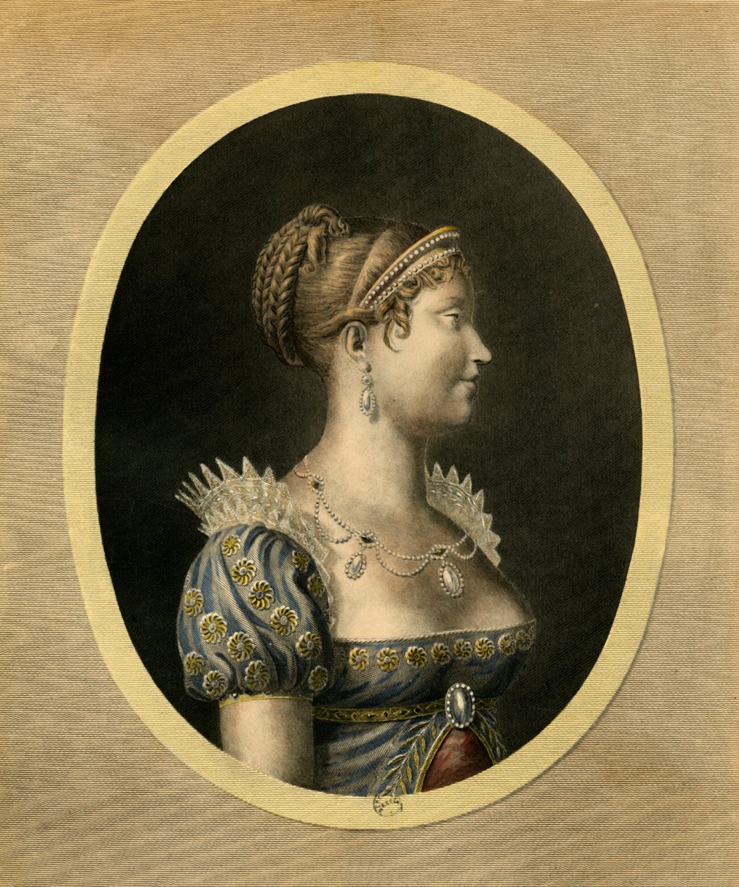 Marie Louise, Duquesa de Parma, c1810, 1921. de Jean Francois Ribault