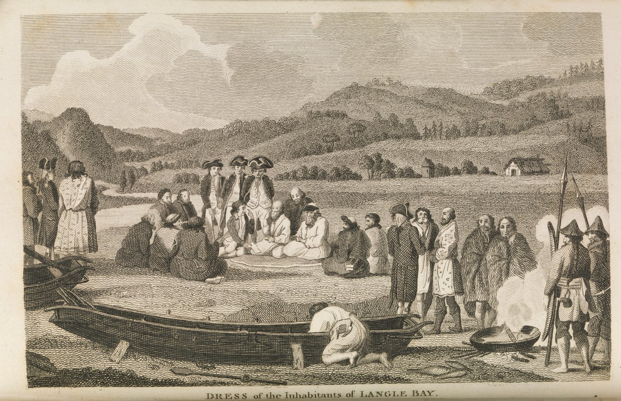 A viagem de La Perouse à volta do mundo de Jean Francois de Galaup de La Perouse