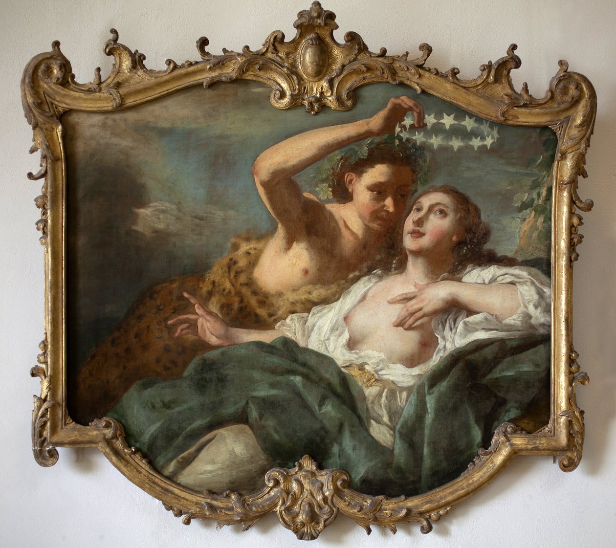 Bacchus e Ariane. Pintura de Jean Francois de Troy (1679-1752). Óleo sobre tela. de Jean François de Troy