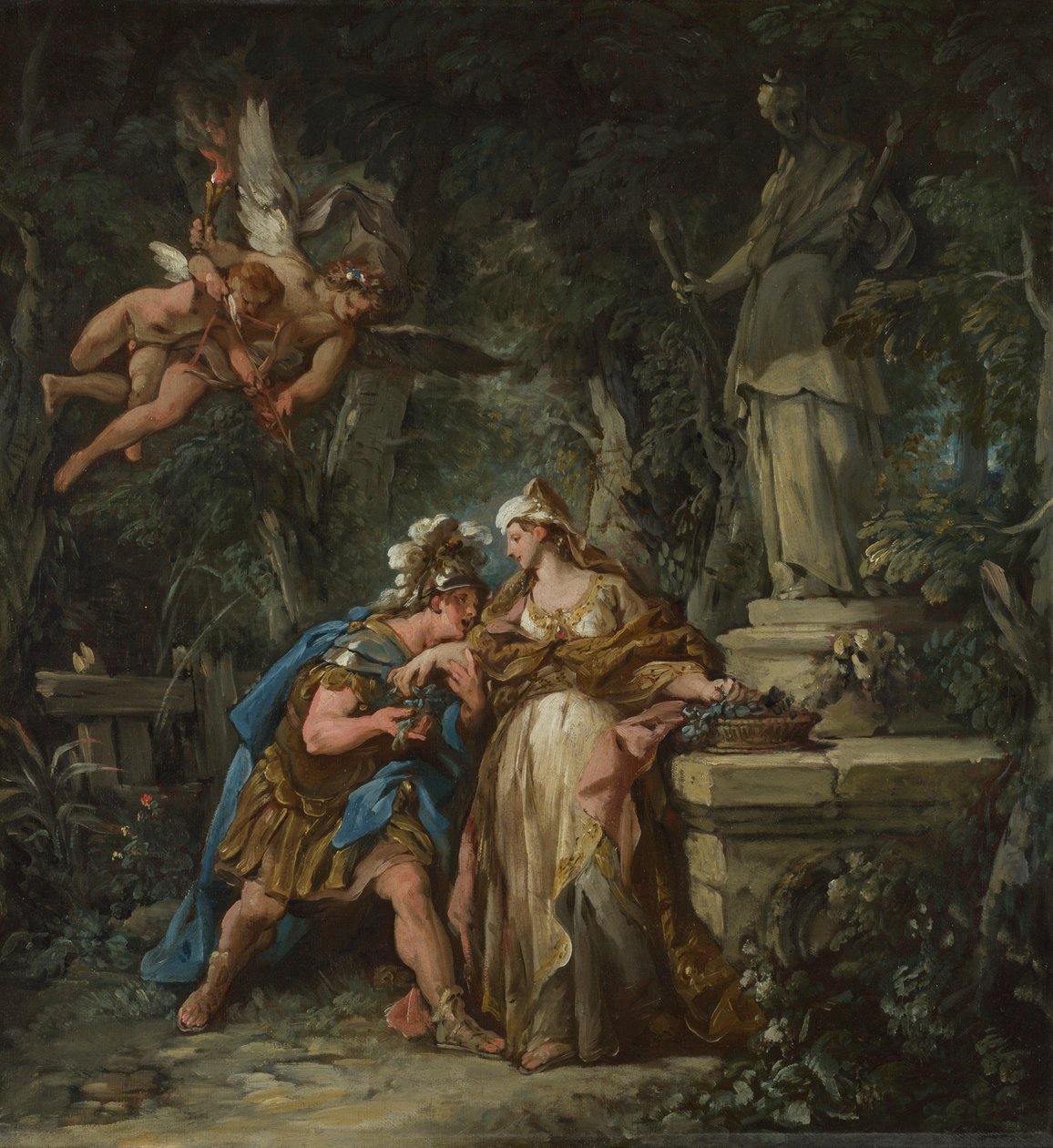 Jasão Jura Afeto Eterno a Medéia de Jean François de Troy