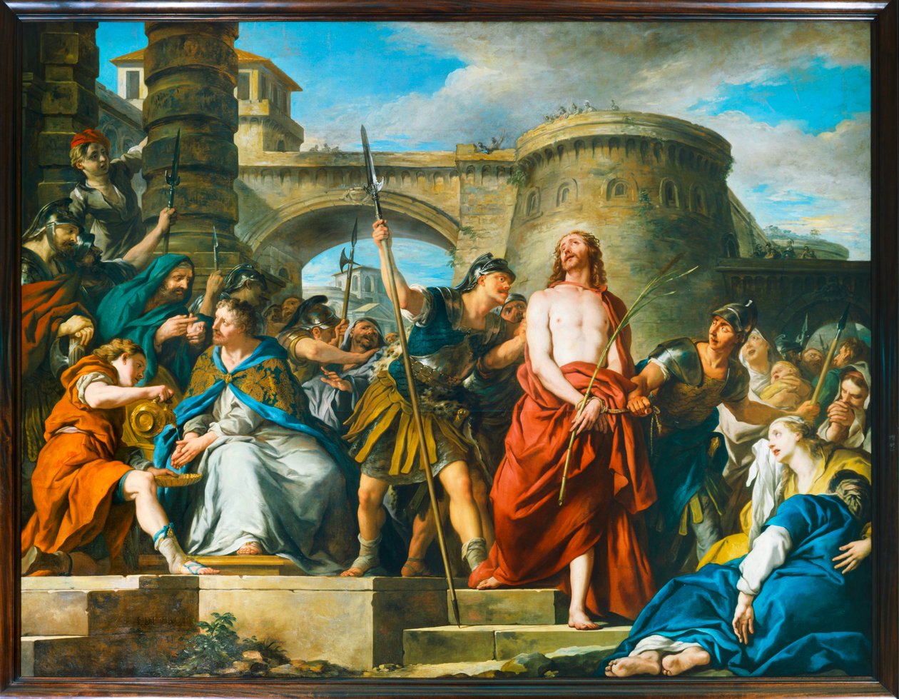 Le Christ devant Pilate - O Cristo perante Pilatos ... de Jean François de Troy