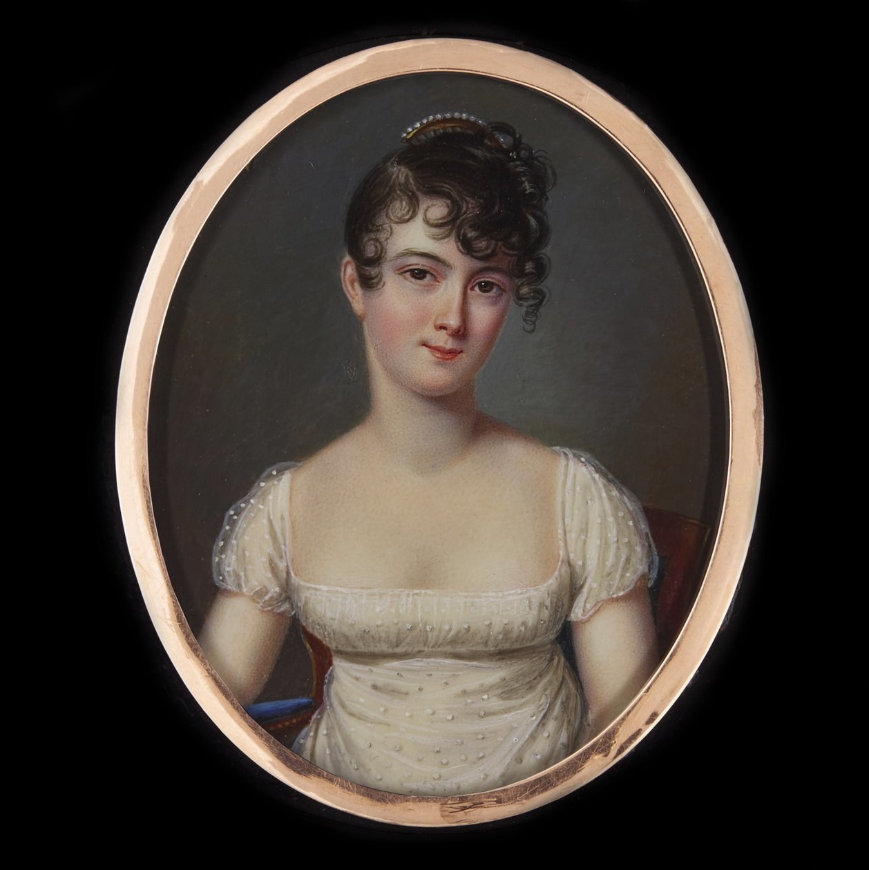 Retrato de Madame Récamier, nascida Julie Bernard 1777-1849, ca 1805. de Jean François Gérard Fontallard