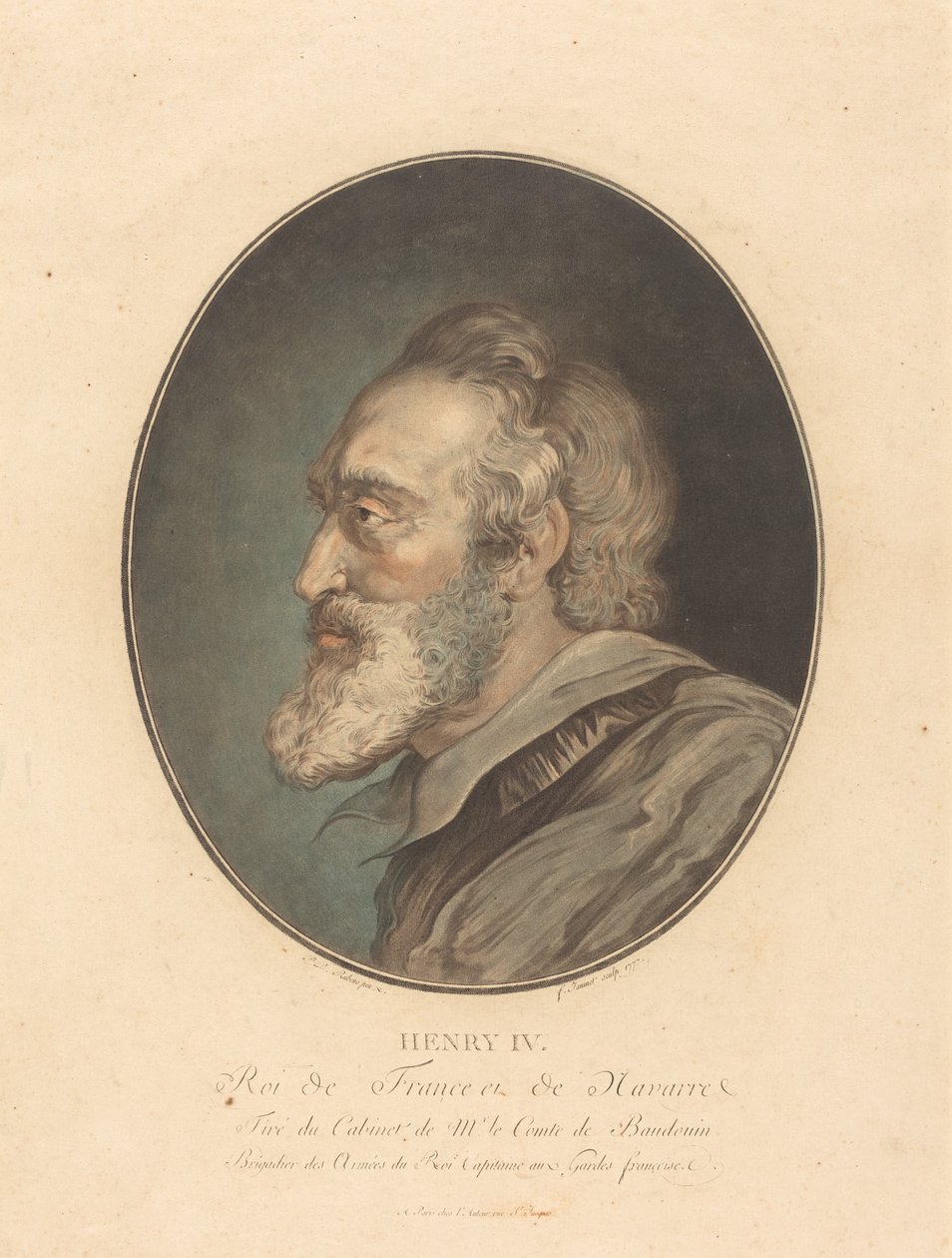 Henrique IV de Jean François Janinet after Sir Peter Paul Rubens