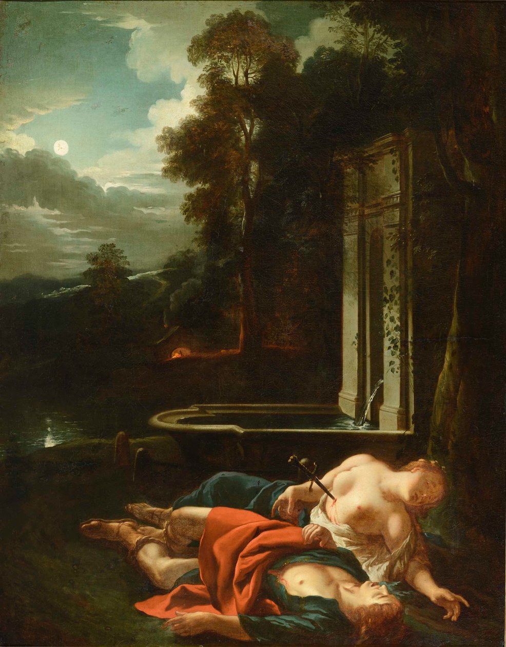 Francês:  Pyrame e Thisbé de Jean François de Troy