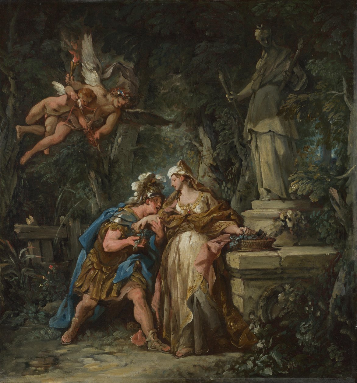 Jason jurando afeto eterno a Medéia, 1743 de Jean François de Troy