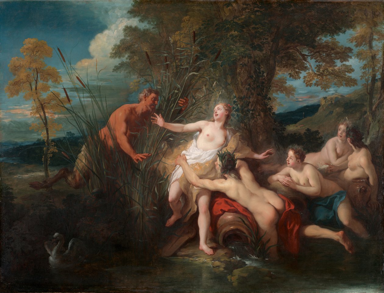 Pan e Syrinx, 1720 de Jean François de Troy