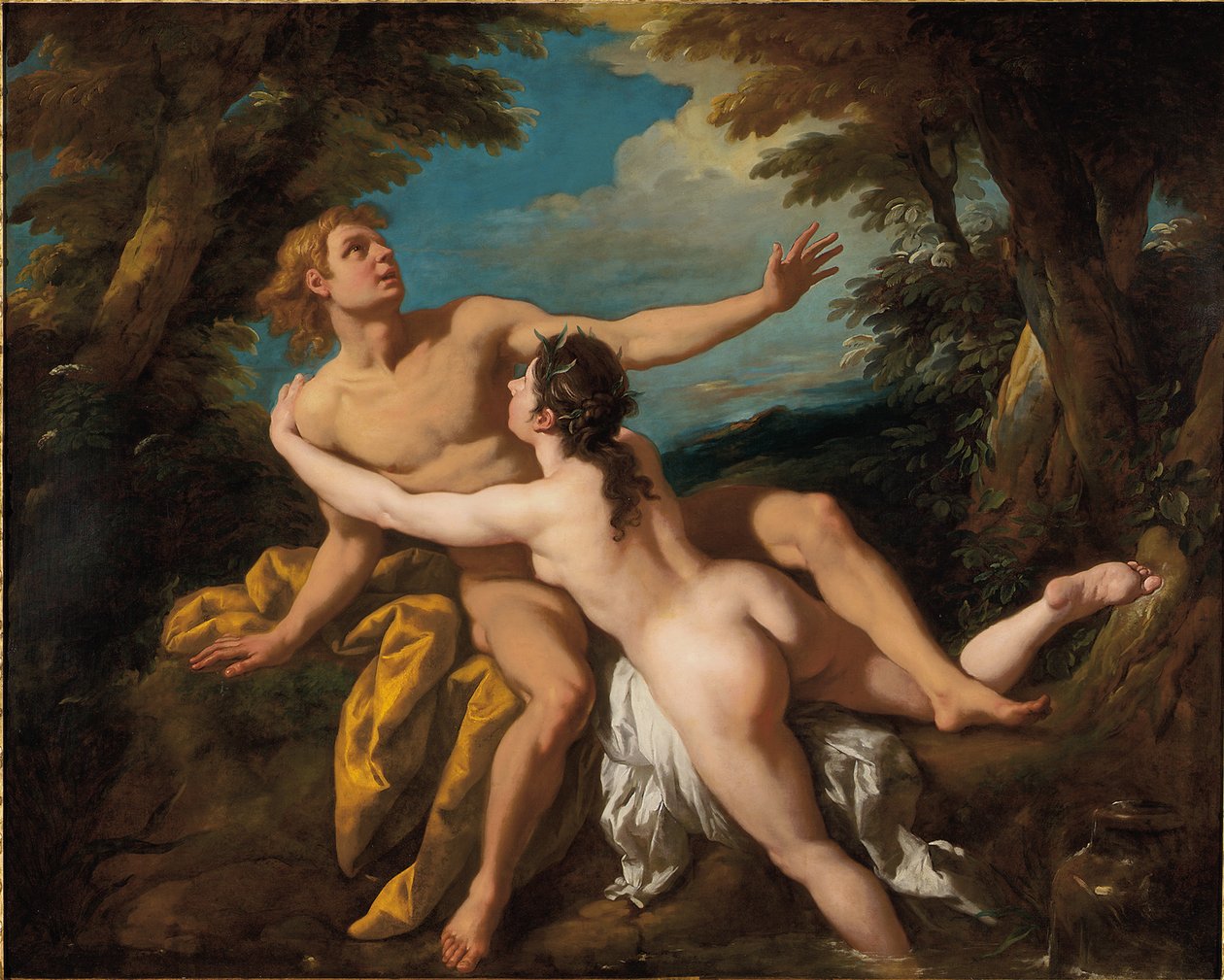 Salmacis e Hermafrodito de Jean François de Troy