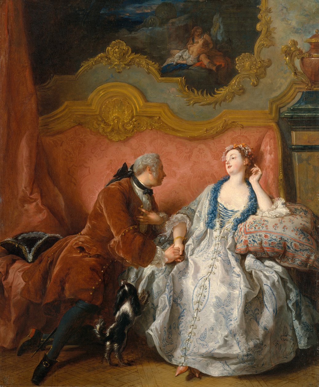 A Declaração de Amor, ca. 1724 de Jean François de Troy
