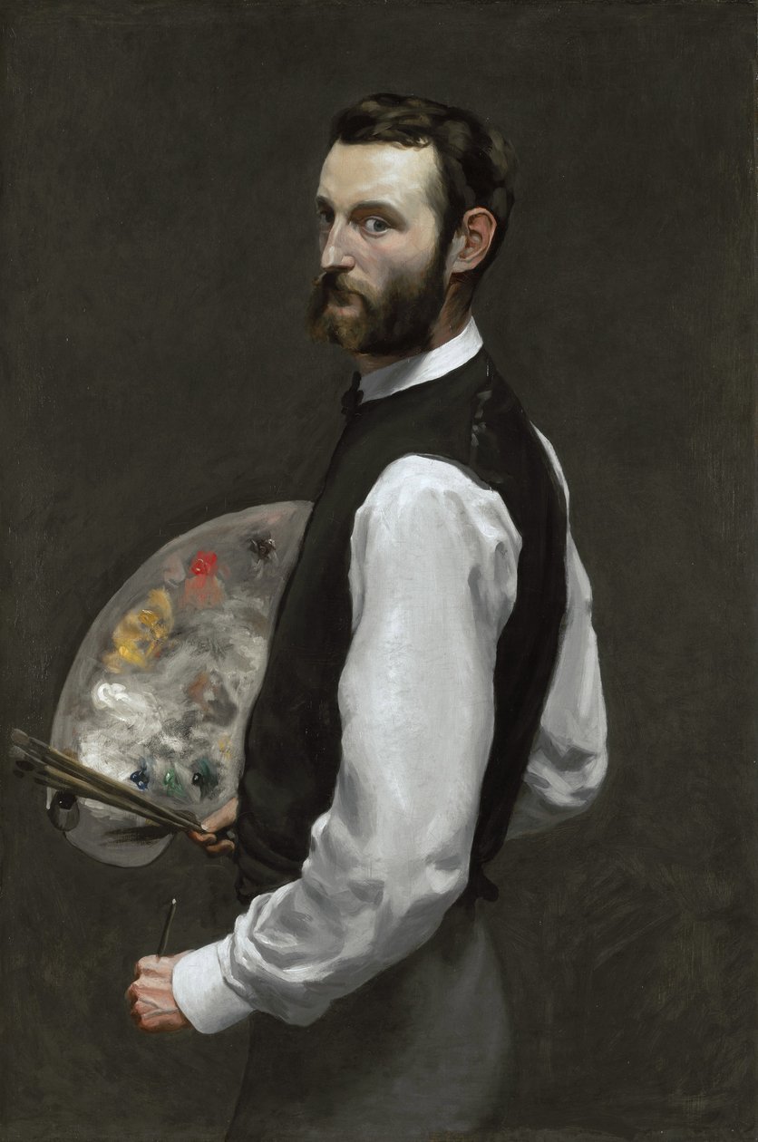 Auto-retrato, 1865-66 de Jean Frederic Bazille