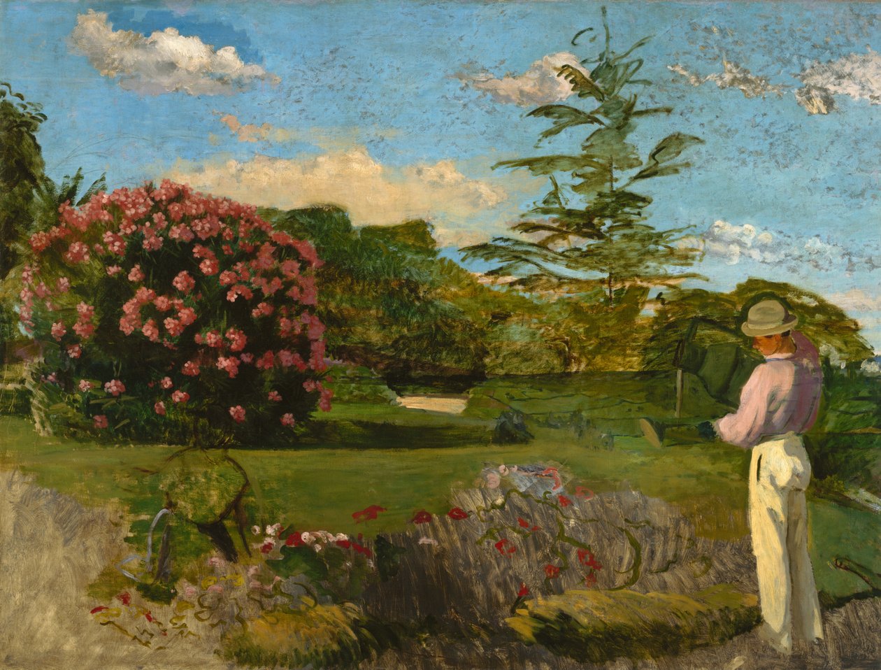 O pequeno jardineiro, c.1866-67 de Jean Frederic Bazille