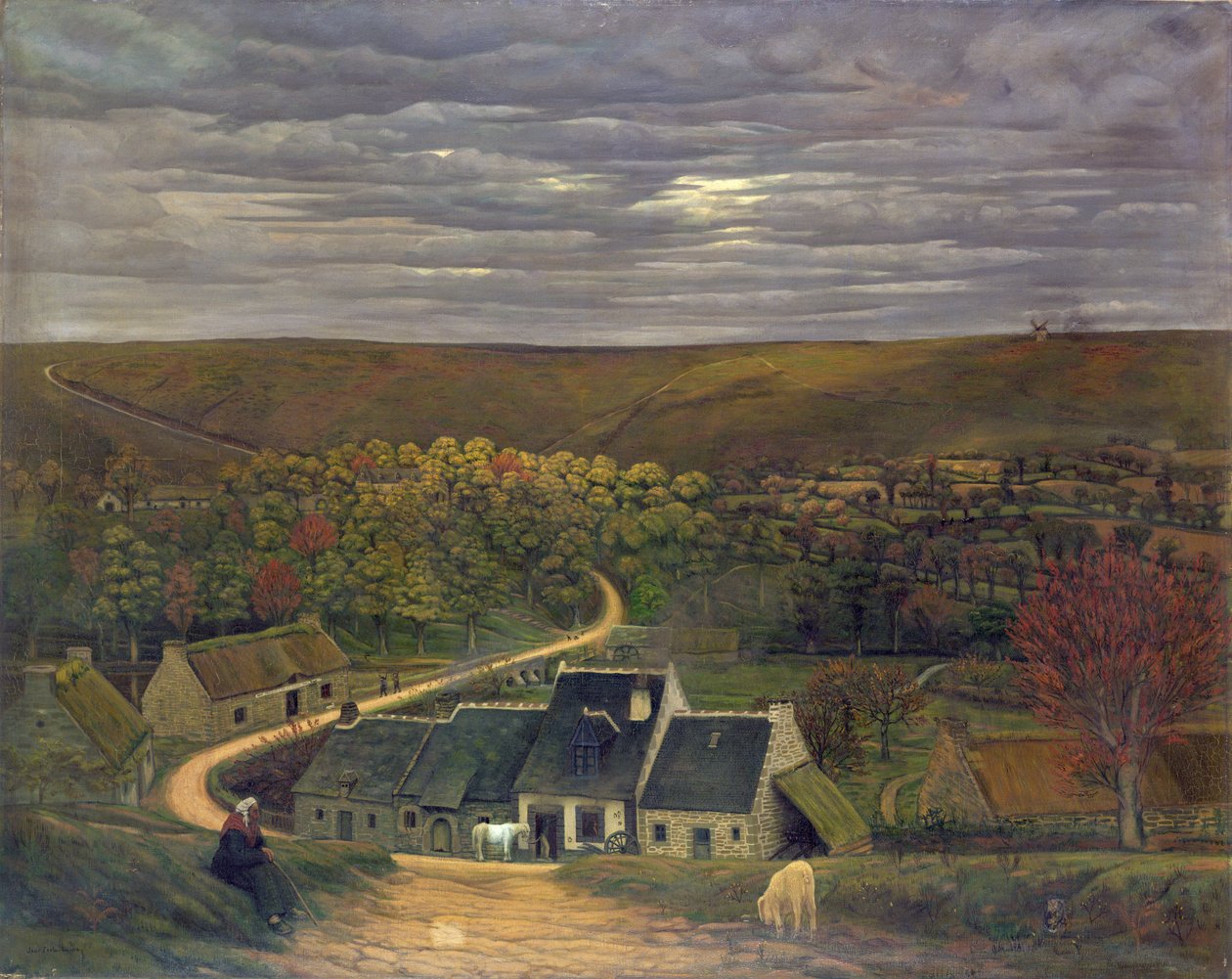 O Hamlet de Cadoudal (Plumelec) Bretanha de Jean Frelaut