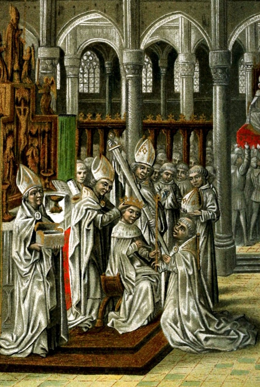 A coroação de Henrique IV da Inglaterra, 13 de outubro de 1399 de Jean Froissart
