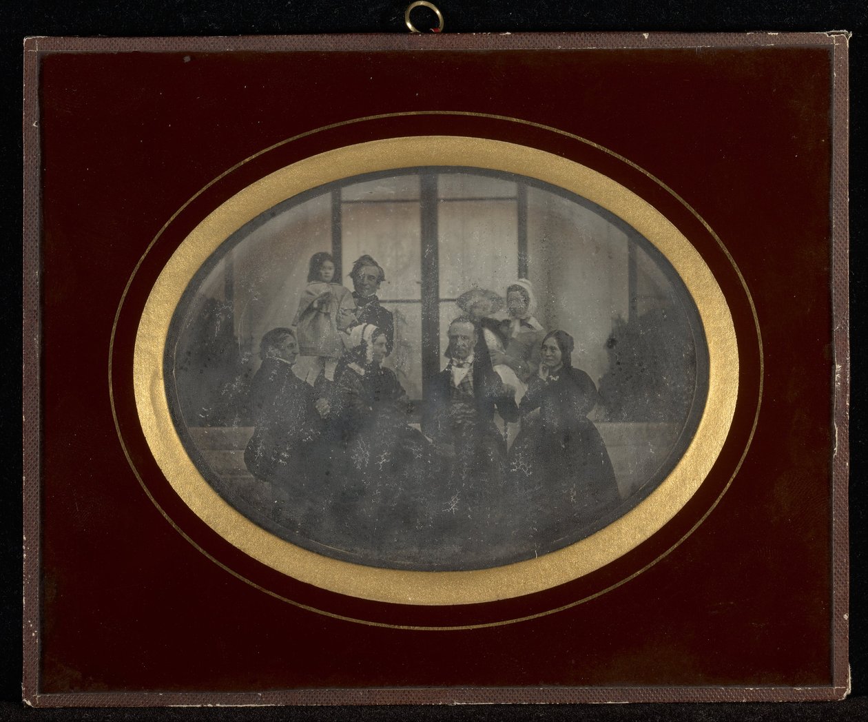 Retrato de grupo de oito membros do círculo de Eynard-Lullin de Jean Gabriel Eynard