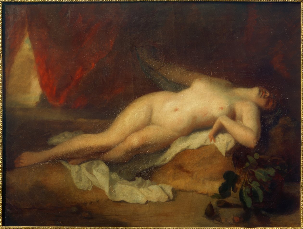 A morte de Cleópatra de Jean Francois Gigoux