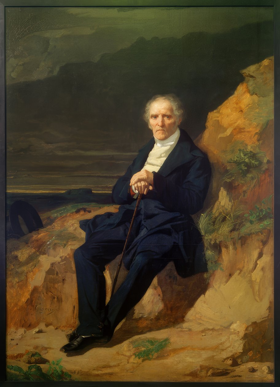 Retrato Charles Fourier de Jean Francois Gigoux