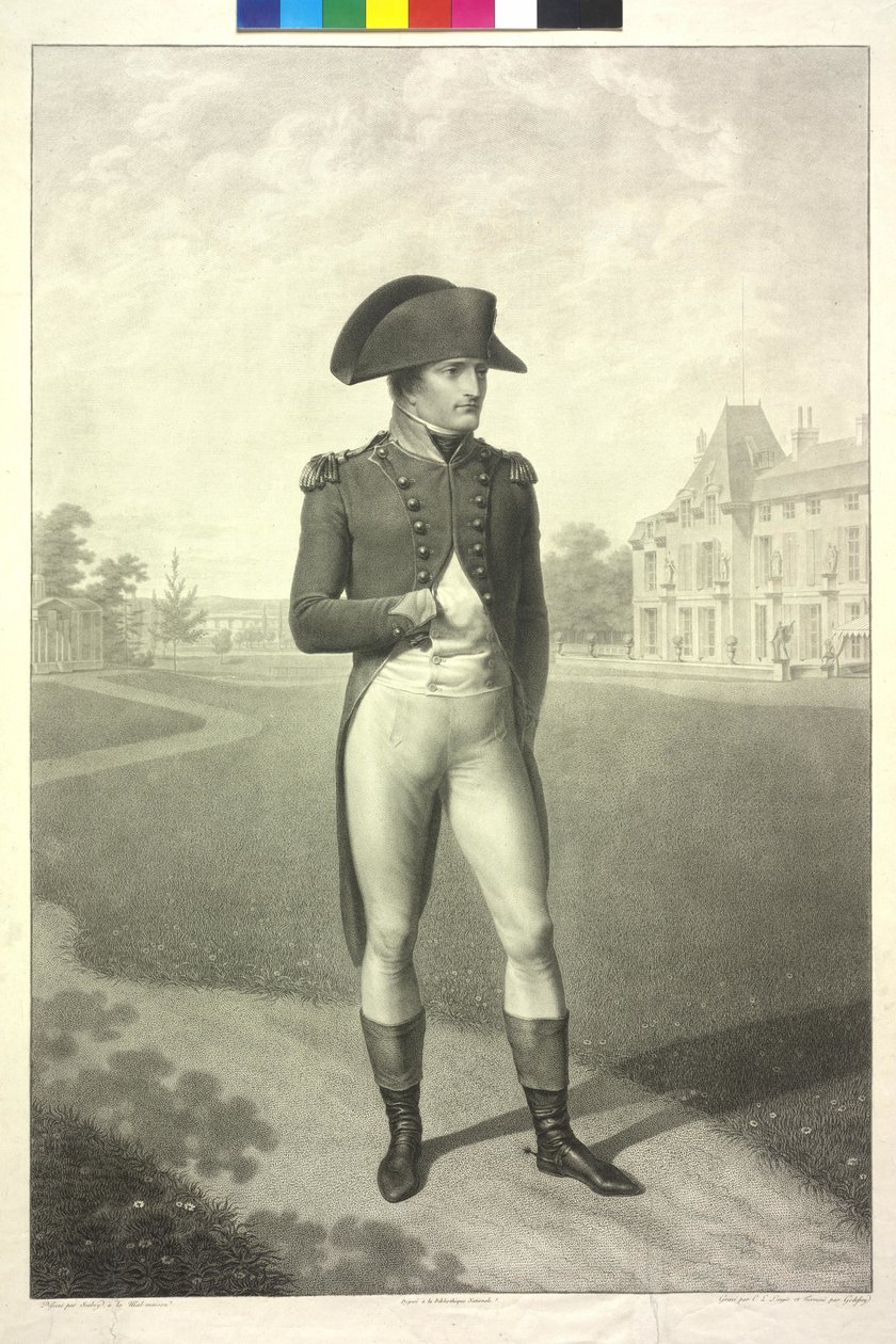 Napoleão I Bonaparte (gravura) de Jean Godefroy