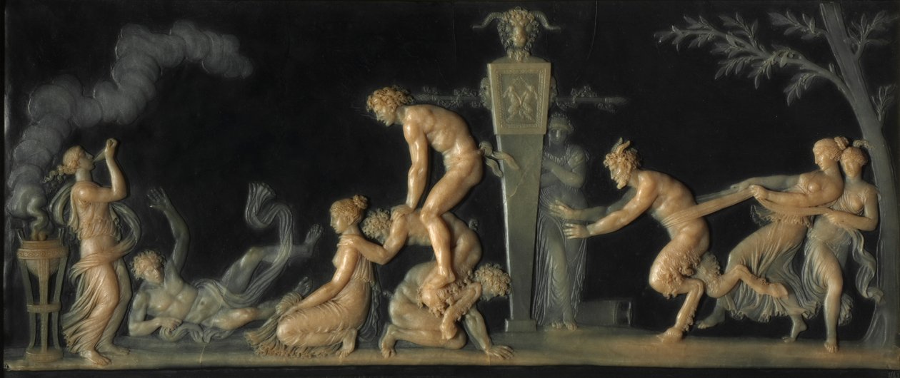 O jogo do sapo de salto, 1785. de Jean Guillaume Moitte