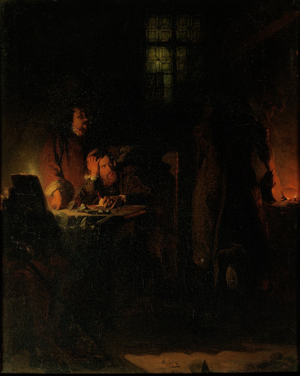 Um alquimista à procura da pedra do filósofo, 1848 de Jean Hegesippe Vetter