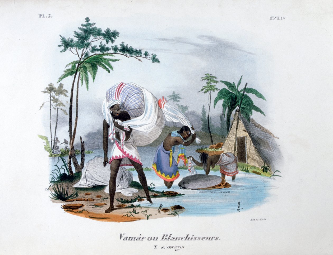 Lavanderias, 1828 de Jean Henri Marlet