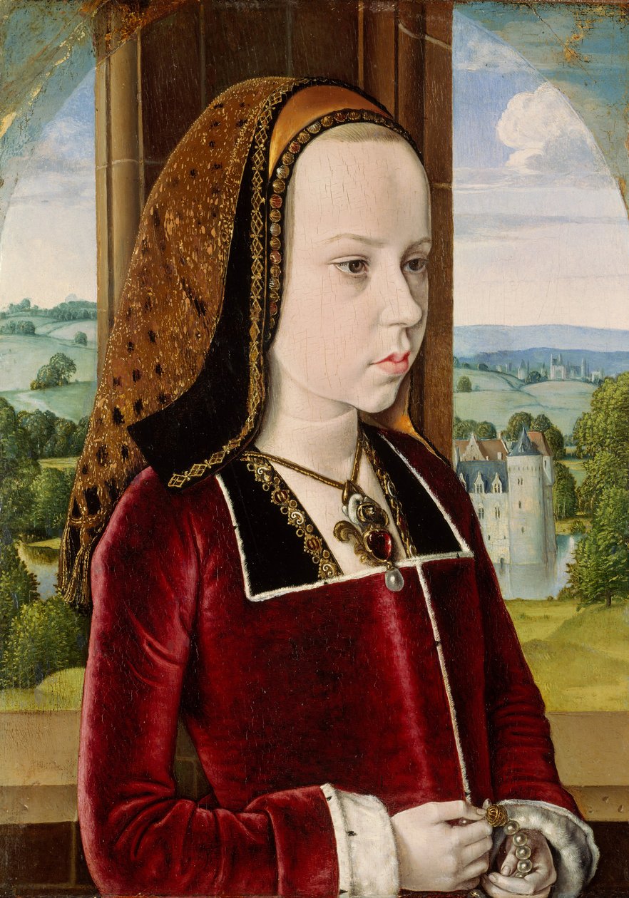 Margarida da Áustria, ca. 1490 de Jean Hey