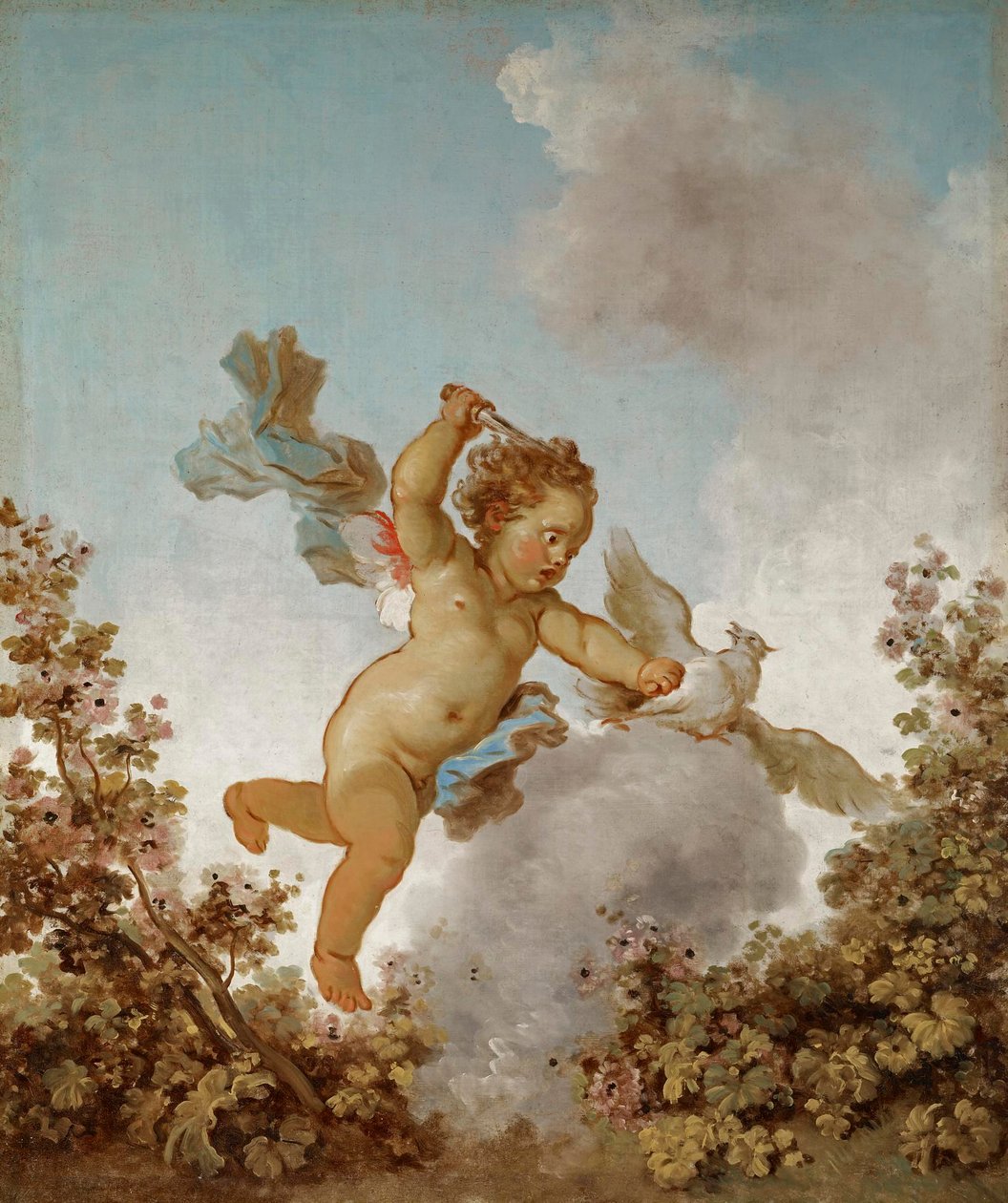 Fragonard - O Progresso do Amor Amor o Vingador, 1790-91 de Jean Honore Fragonard