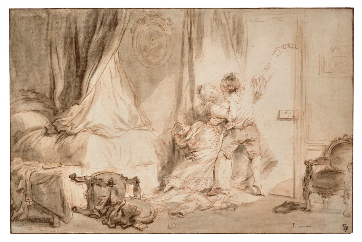 "Le Verrou" (O ferrolho) de Jean Honore Fragonard