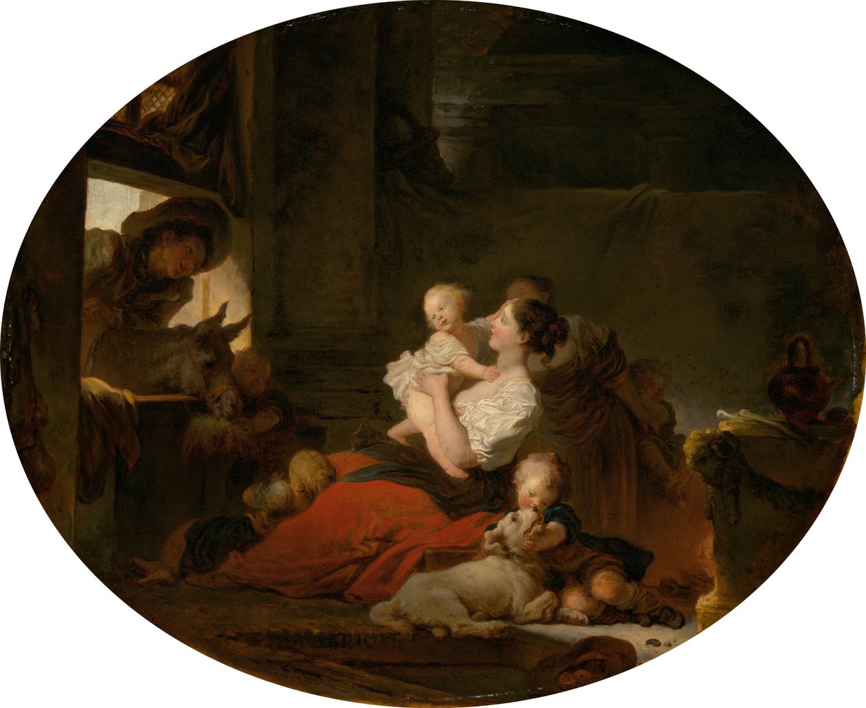 A família feliz de Jean Honore Fragonard