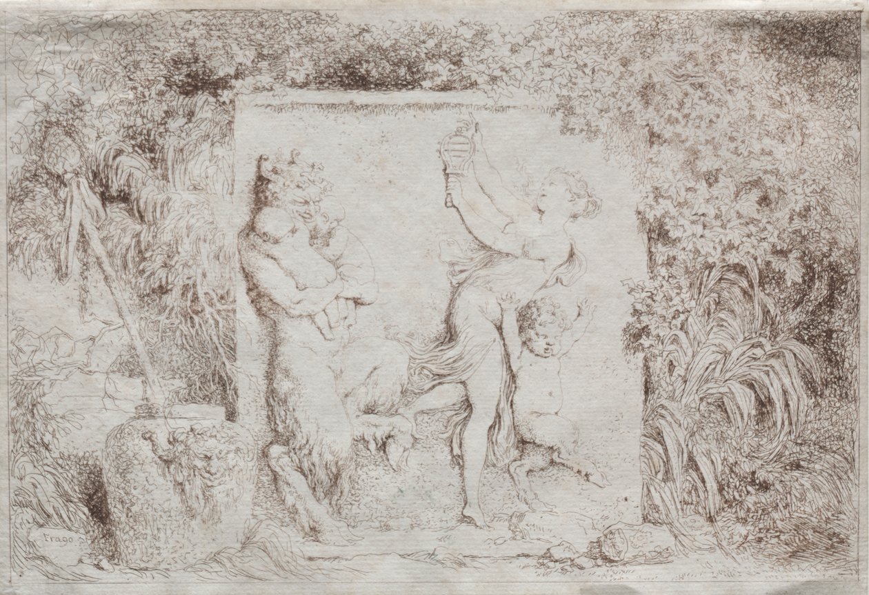 bacanal de Jean Honore Fragonard