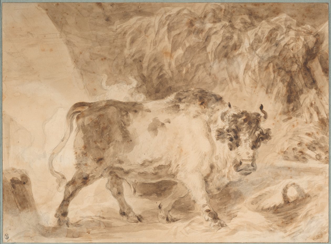 Touro da Campagna Romana de Jean-Honore Fragonard