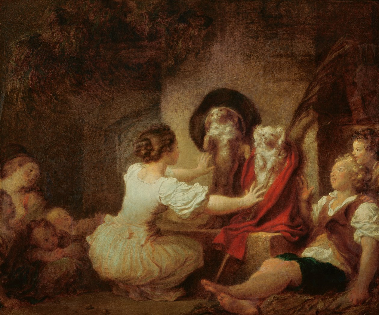 A educação é tudo, c.1780 de Jean Honore Fragonard