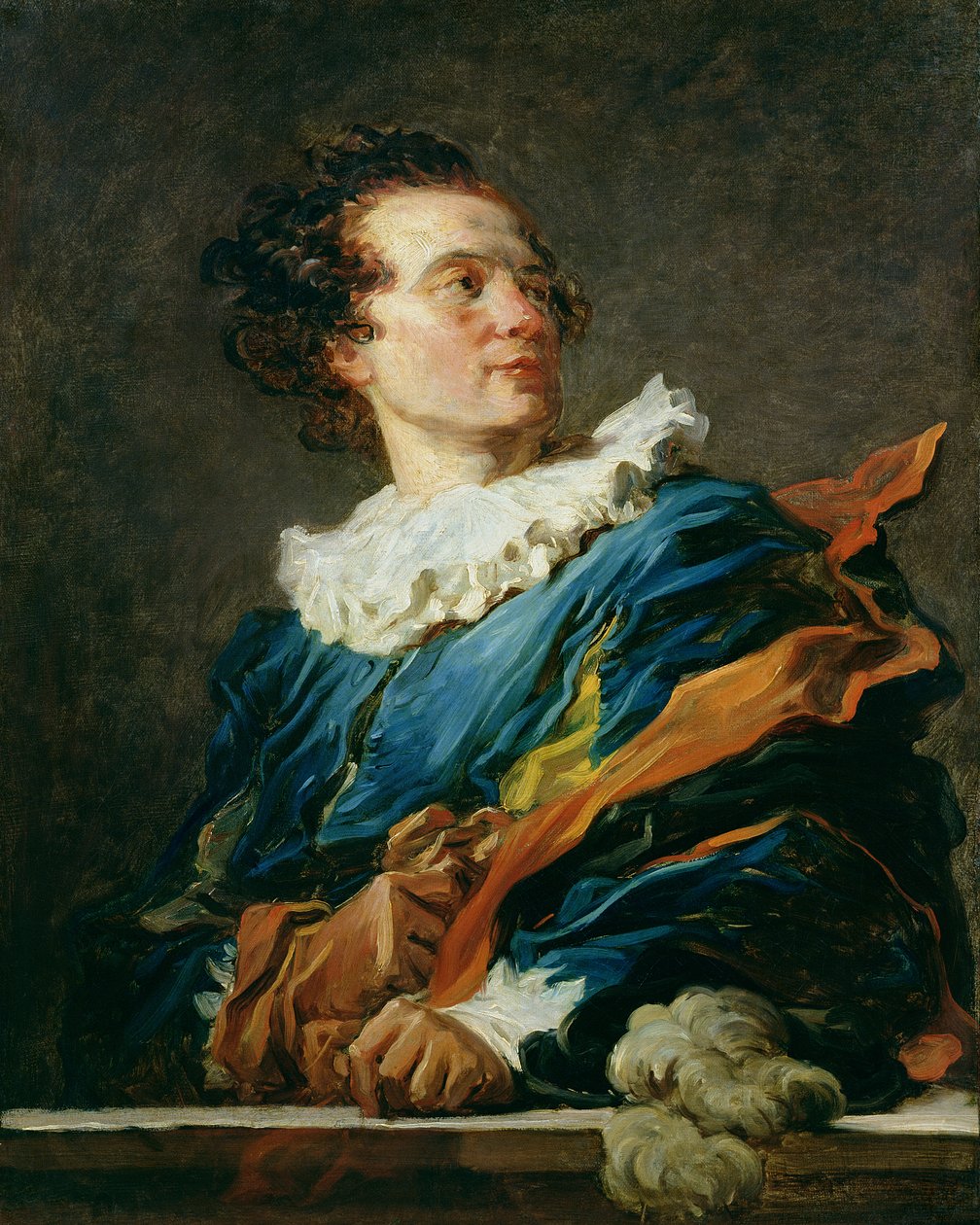 Figura da Fantasia: Retrato do Abade de Saint-Non (1727-91) 1769 de Jean Honore Fragonard