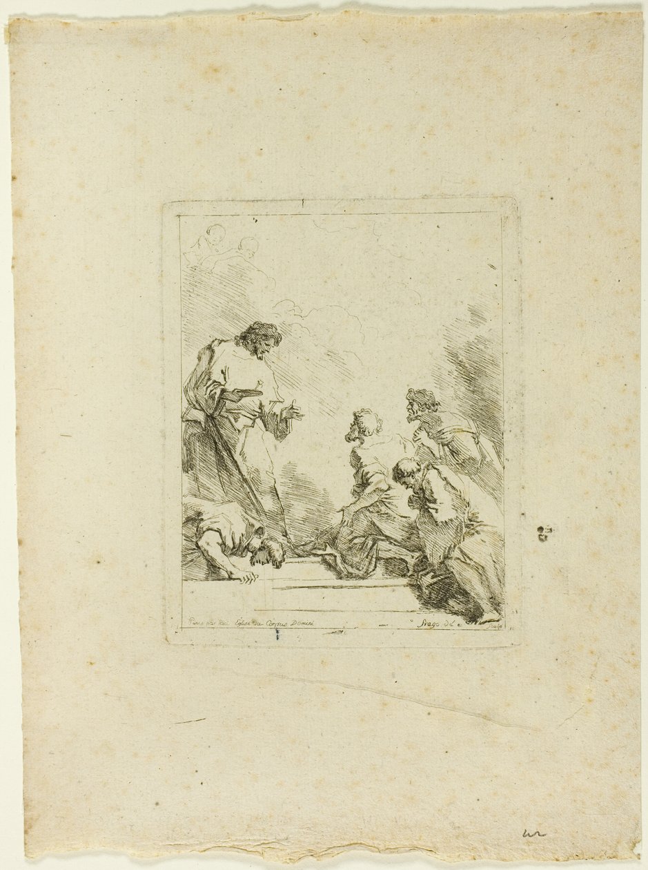 Instituição da Eucaristia de Jean Honore Fragonard