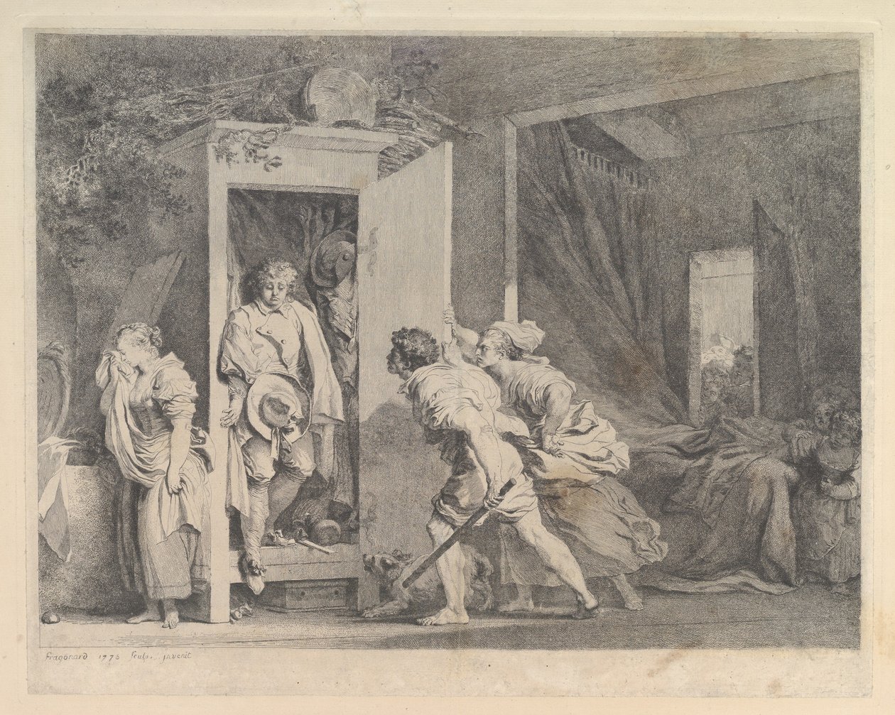 Cabinet, 1778. de Jean Honore Fragonard