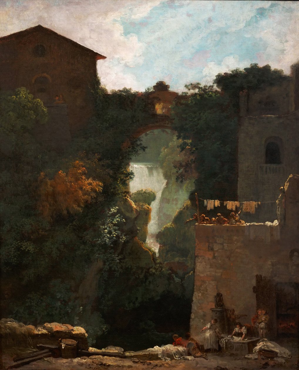 Les Cascatelles de Tivoli Grandes Cachoeiras em Tivoli de Jean Honore Fragonard